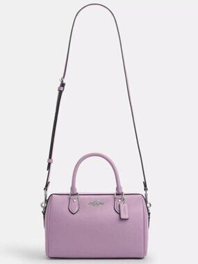 BNWT: Rare Coach Rowan Satchel Crossbody Bag - Jasmine Purple
